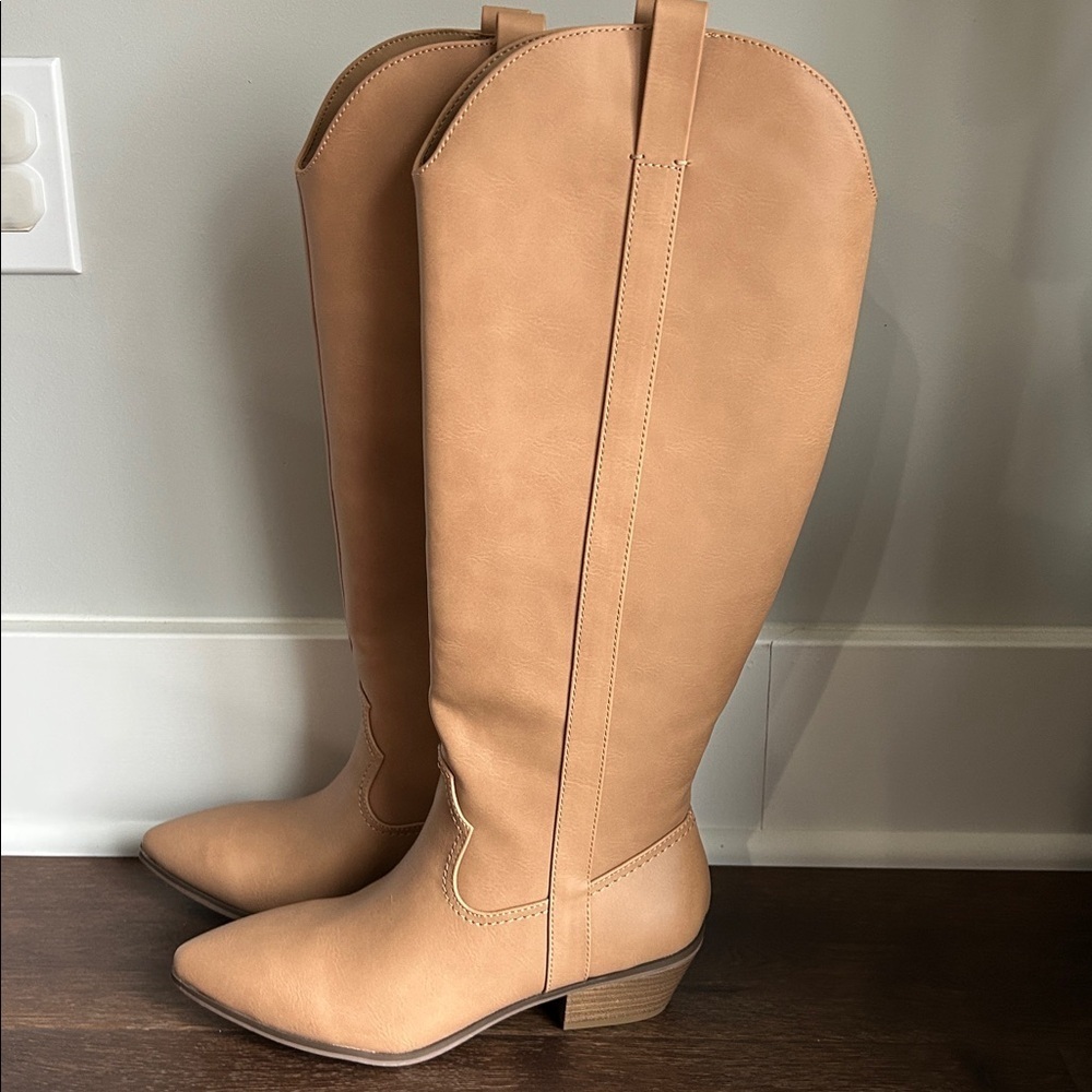 NWT Universal Thread Tan Knee-High Women's Boots Sommer Size 8.5 | Sommer Boots